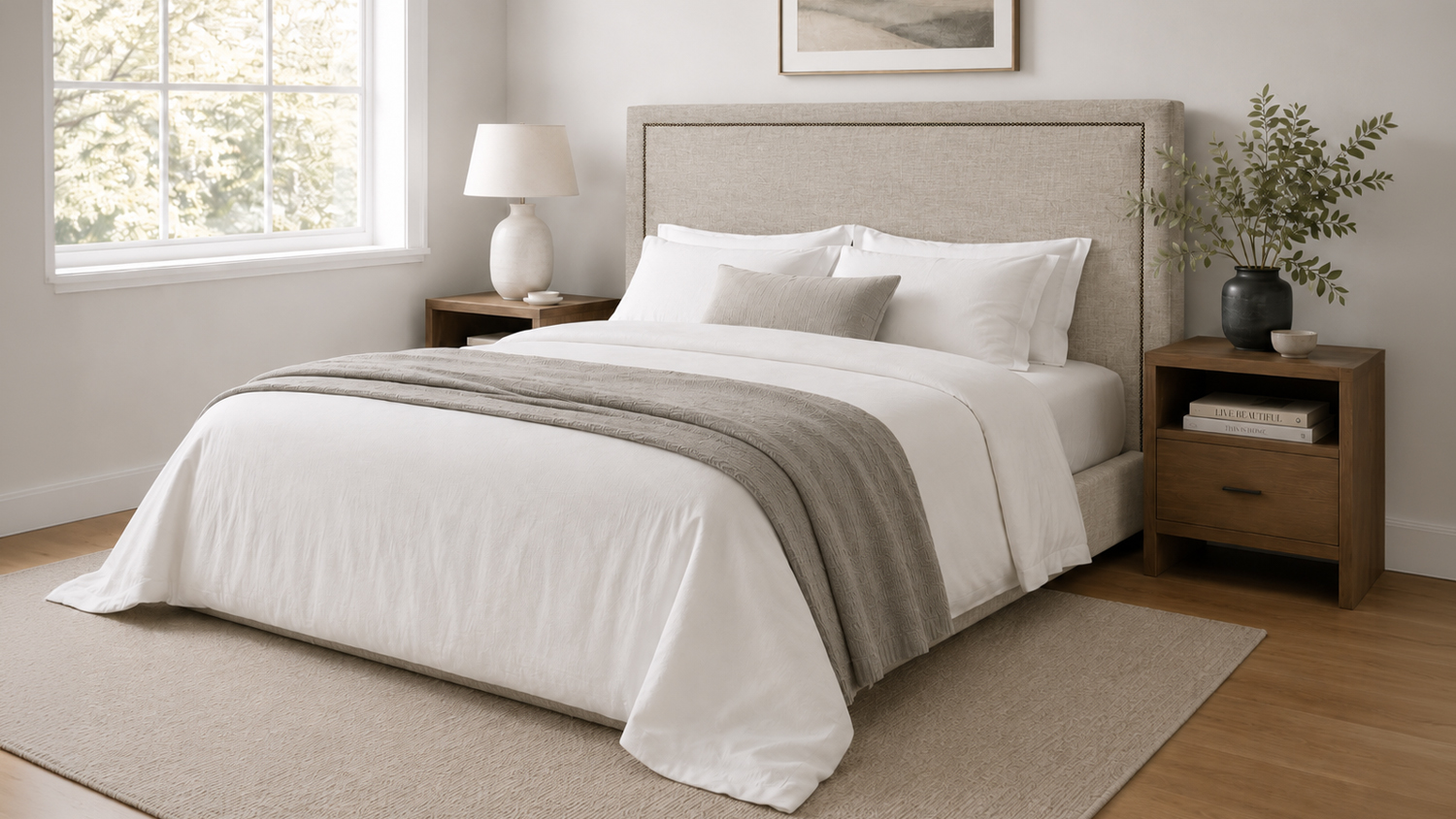 Statesman Super King Upholstered Headboard